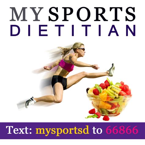 my sports dietitian.